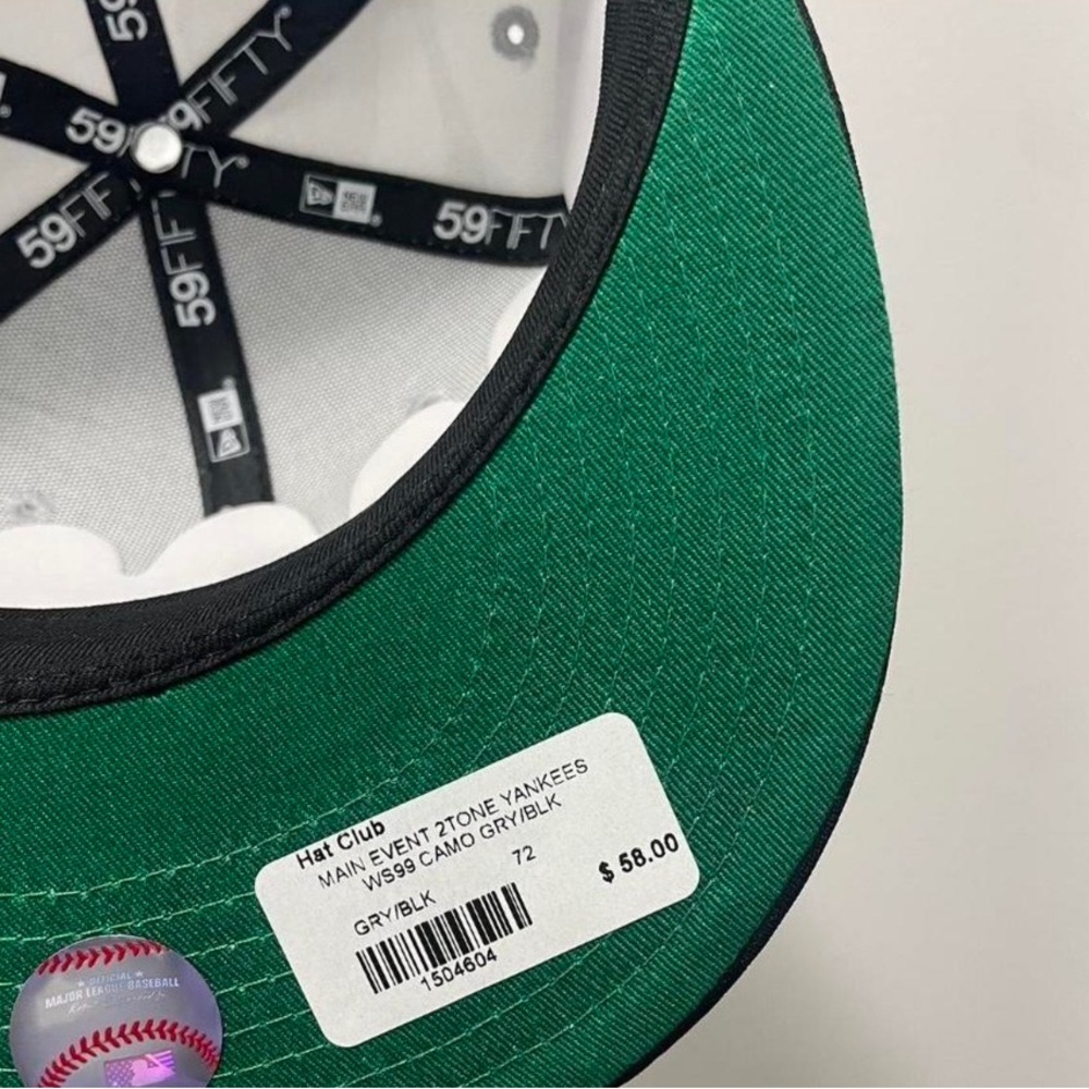 Hat club WWE Dudley boyz inspo New York Yankees size 7 1/4 brand new - Picture 6 of 7